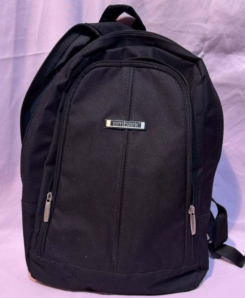 Embark Black Classic Everyday School Laptop Backpack